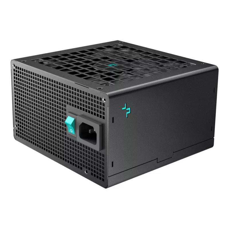 Barošanas bloks DeepCool PL750D 750W ATX 3.0 80 PLUS Bronze, 120 mm ventilators, 20+4 kontaktu, melns