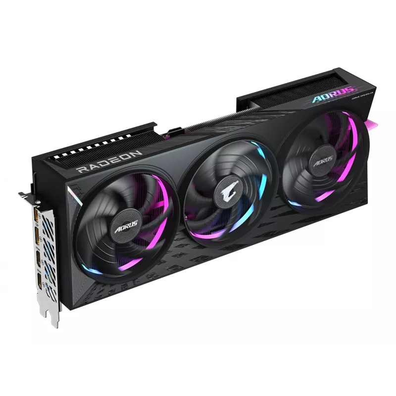 Grafikas karte GIGABYTE Radeon RX 9070 XT 16 GB GDDR6, PCIe 5.0, 256 bitu, 339×136×59 mm