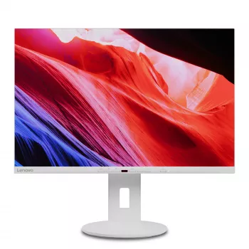 Lenovo C24d-20 datora monitors 61 cm (24 collas) 1920 x 1200 pikseļi Full HD LED pelēks, balts