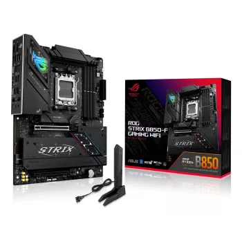 Mātesplate ASUS ROG STRIX B850-F GAMING WIFI — AMD B850, ligzda AM5, ATX, DDR5, 4×M.2, Wi‑Fi 7, 2,5Gb LAN