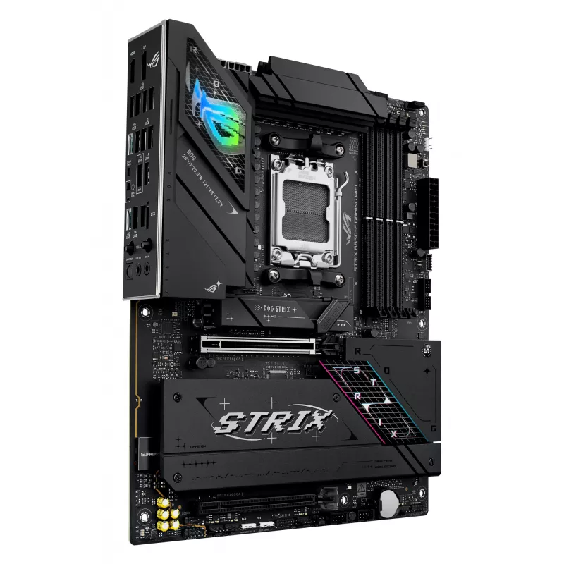 Mātesplate ASUS ROG STRIX B850-F GAMING WIFI — AMD B850, ligzda AM5, ATX, DDR5, 4×M.2, Wi‑Fi 7, 2,5Gb LAN