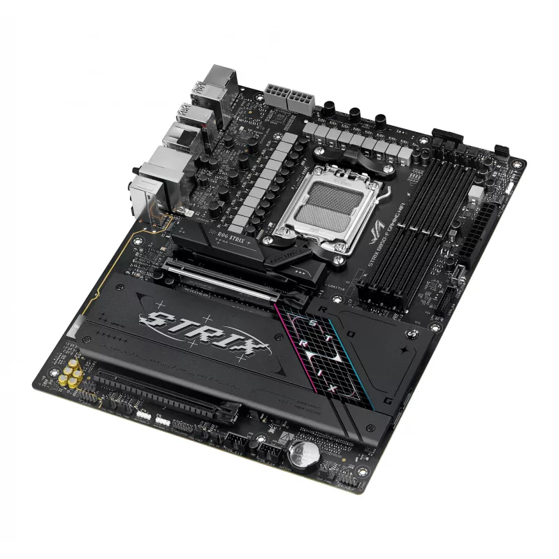 Mātesplate ASUS ROG STRIX B850-F GAMING WIFI — AMD B850, ligzda AM5, ATX, DDR5, 4×M.2, Wi‑Fi 7, 2,5Gb LAN
