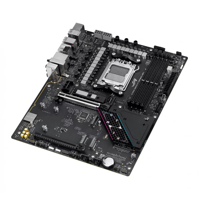 Mātesplate ASUS ROG STRIX B850-F GAMING WIFI — AMD B850, ligzda AM5, ATX, DDR5, 4×M.2, Wi‑Fi 7, 2,5Gb LAN