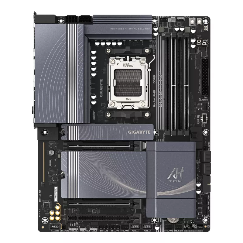 Mātesplate GIGABYTE B850 AI TOP, AMD B850, Socket AM5, ATX