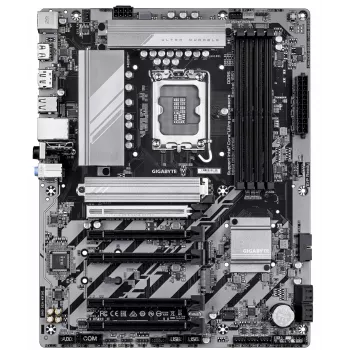 Mātesplate GIGABYTE B860 DS3H WIFI6E — Intel Core Ultra sērijas CPU, 8+1+2+2 fāžu VRM, līdz 9066 MHz DDR5, 1xPCIe 5.0 + 1xPCIe 4.0 M.2, 2.5GbE LAN, WIFI 6E, USB 3.2 Gen 2x2