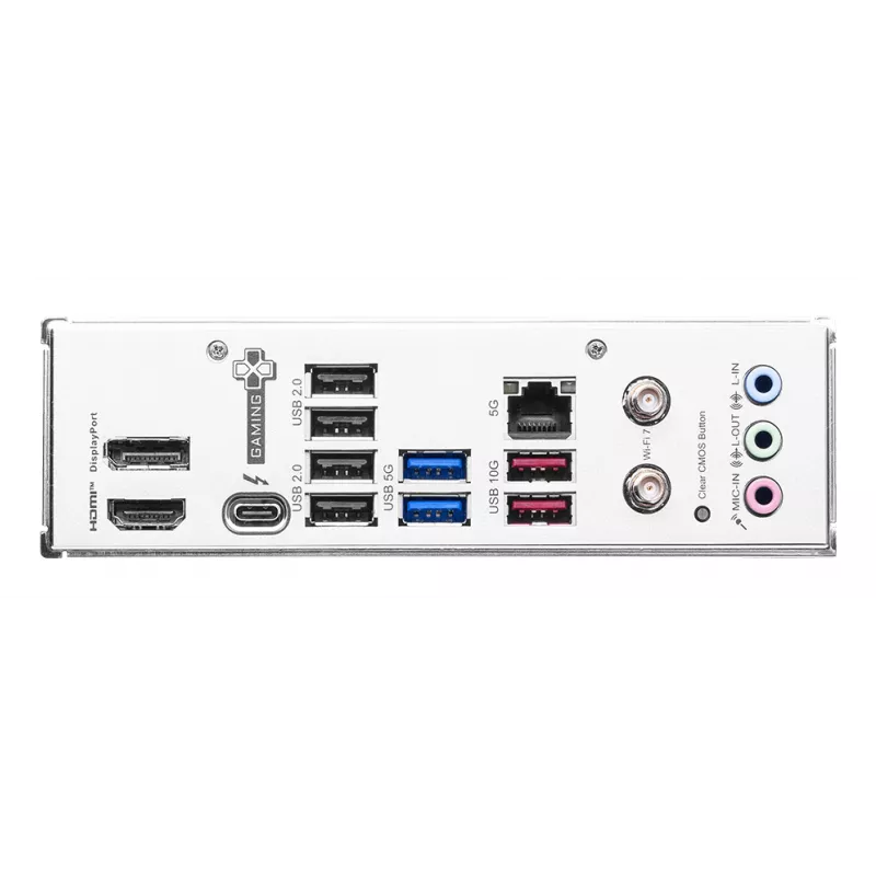 Mātesplate MSI B860 GAMING PLUS WIFI — Intel B860, LGA 1851, ATX, DDR5, 4x DIMM, 3x M.2, Wi‑Fi 7, 5GbE