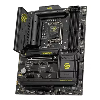 Mātesplate MSI MAG B860 TOMAHAWK WIFI — Intel B860, LGA 1851, ATX, DDR5, 4x DIMM, 3x M.2, Wi-Fi 7, 5GbE