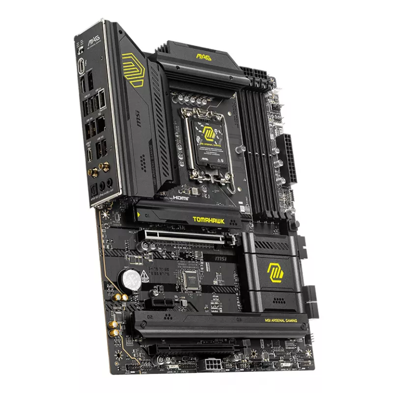 Mātesplate MSI MAG B860 TOMAHAWK WIFI — Intel B860, LGA 1851, ATX, DDR5, 4x DIMM, 3x M.2, Wi-Fi 7, 5GbE