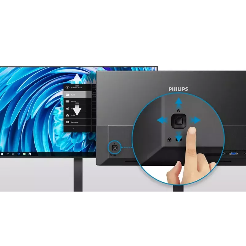 Philips 1000 sērijas 27E1N1900AE/00 datora monitors 68,6 cm (27 collas) 3840 x 2160 pikseļi 4K Ultra HD LCD Melns