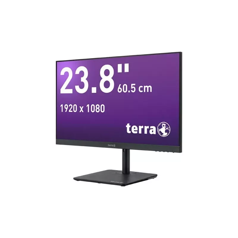 TERRA 3030221 datora monitors 60,5 cm (23,8 collas) 1920 x 1080 pikseļi Full HD LED Melns