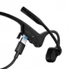 Austiņas Shokz OpenComm2 UC 2025 — bezvadu kaula vadīšanas aizauss austiņas, 16 h sarunu laiks, USB Type-A/Type-C, ANC, 29 m darbības rādiuss, melnas