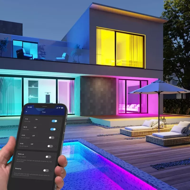 Viedā spuldze Govee H60093C1 1200 lm, Wi‑Fi & Bluetooth, 12 W, E26, balta