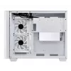 FSP S380-WA korpuss Mini Tower mITX, mATX balts ARGB, Micro Tower, PC, balts, micro ATX, Mini-ITX, SPCC, Rūdīts stikls, Spēlēm