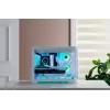 FSP S380-WA korpuss Mini Tower mITX, mATX balts ARGB, Micro Tower, PC, balts, micro ATX, Mini-ITX, SPCC, Rūdīts stikls, Spēlēm