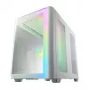 FSP M580-WA korpuss Midi Tornis mITX, mATX balts ARGB