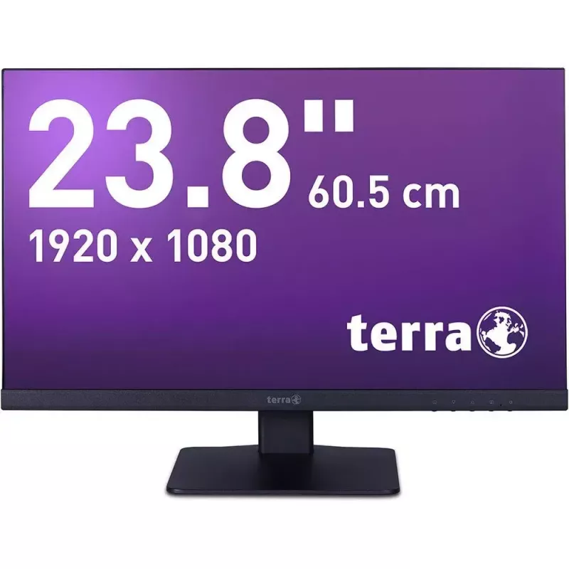 TERRA 3030225 datora monitors 60,5 cm (23,8 collas) 1920 x 1080 pikseļi Full HD LCD melns