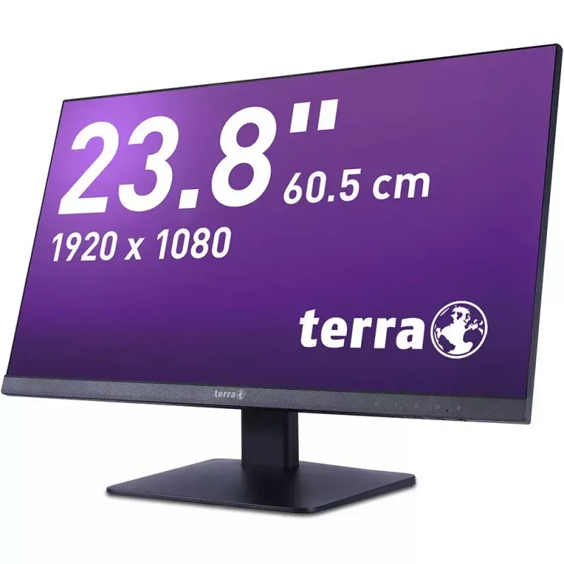 TERRA 3030225 datora monitors 60,5 cm (23,8 collas) 1920 x 1080 pikseļi Full HD LCD melns