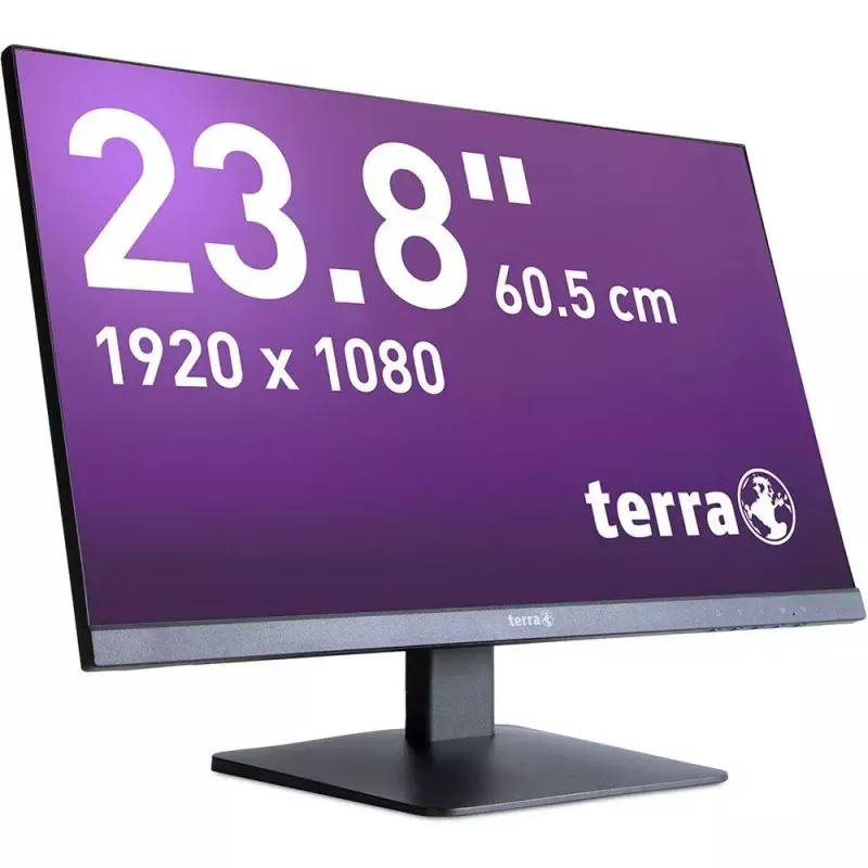 TERRA 3030225 datora monitors 60,5 cm (23,8 collas) 1920 x 1080 pikseļi Full HD LCD melns