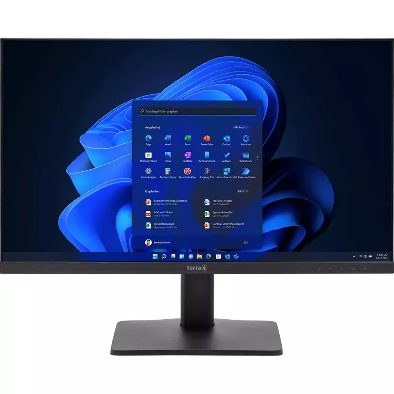 TERRA 3030227 datora monitors 68,6 cm (27 collas) 1920 x 1080 pikseļi Full HD LED melns