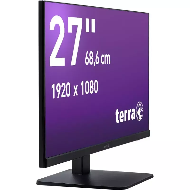 TERRA 3030229 datora monitors 68,6 cm (27 collas) 1920 x 1080 pikseļi Full HD LED melns