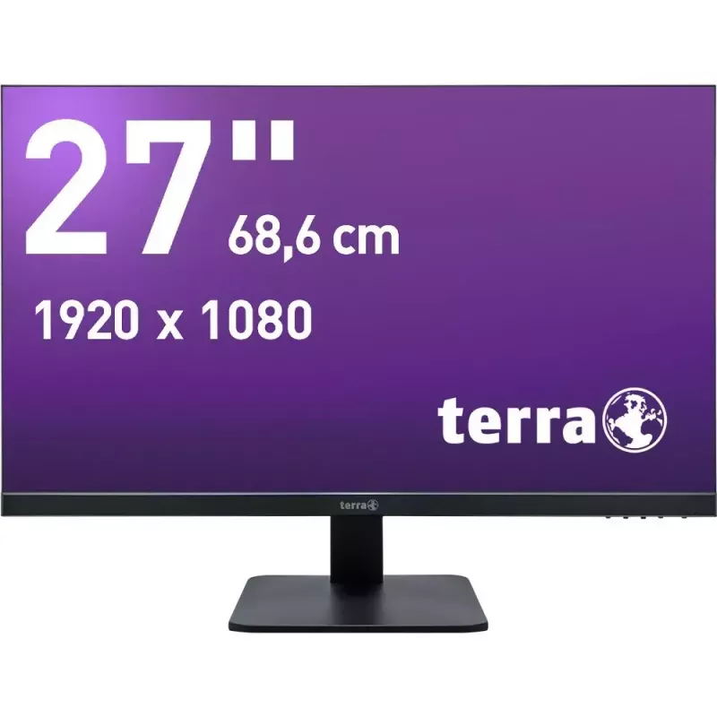 TERRA 3030229 datora monitors 68,6 cm (27 collas) 1920 x 1080 pikseļi Full HD LED melns