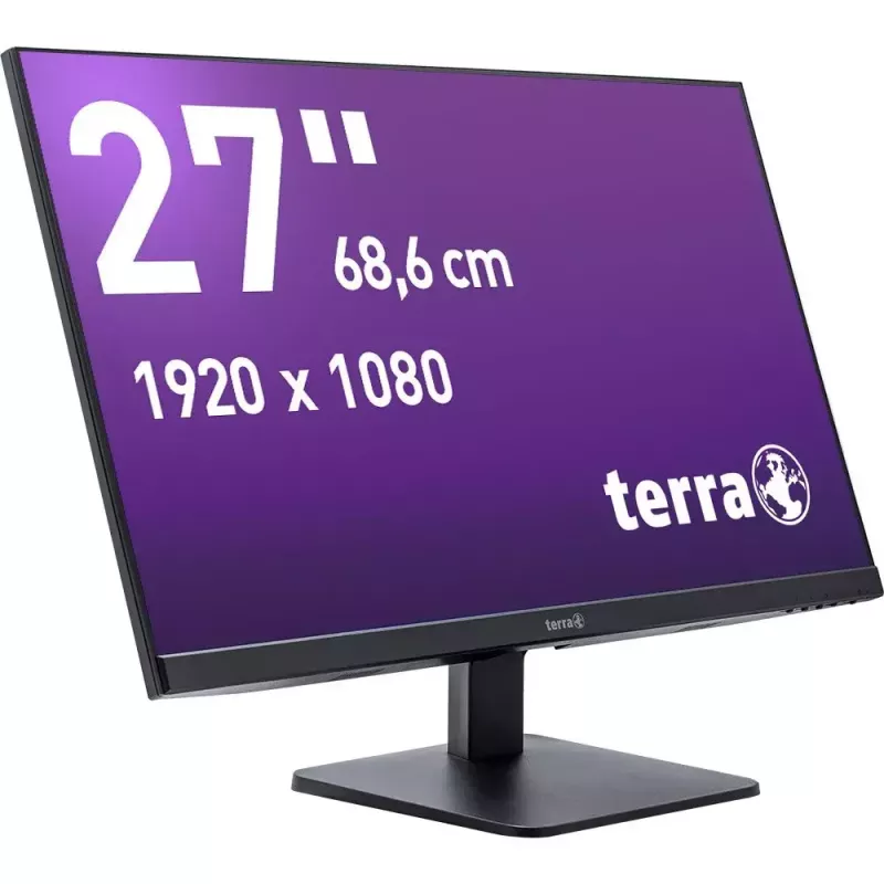 TERRA 3030229 datora monitors 68,6 cm (27 collas) 1920 x 1080 pikseļi Full HD LED melns