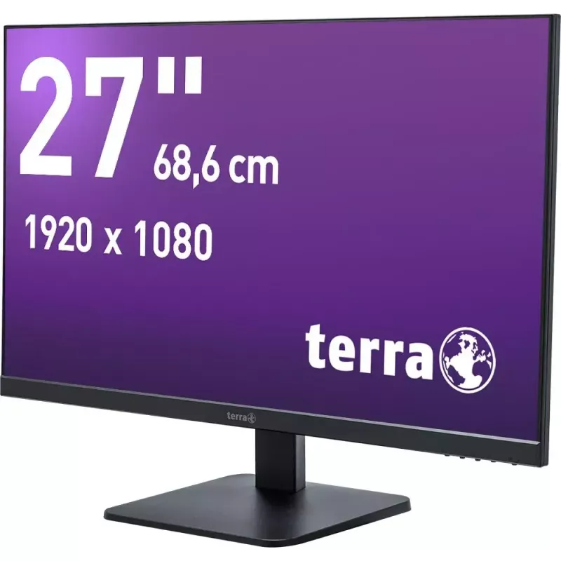 TERRA 3030229 datora monitors 68,6 cm (27 collas) 1920 x 1080 pikseļi Full HD LED melns
