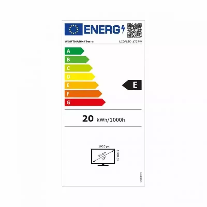 TERRA 3030230 datora monitors 68,6 cm (27 collas) 1920 x 1080 pikseļi Full HD LED melns