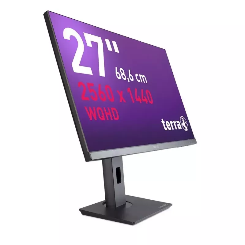 TERRA 3030231 datora monitors 68.6 cm (27 collas) 2560 x 1440 pikseļi Wide Quad HD LED melns