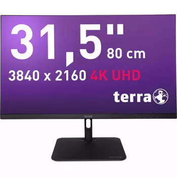 TERRA 3030234 datora monitors 80 cm (31,5 collas) 3840 x 2160 pikseļi 4K Ultra HD LCD Melns