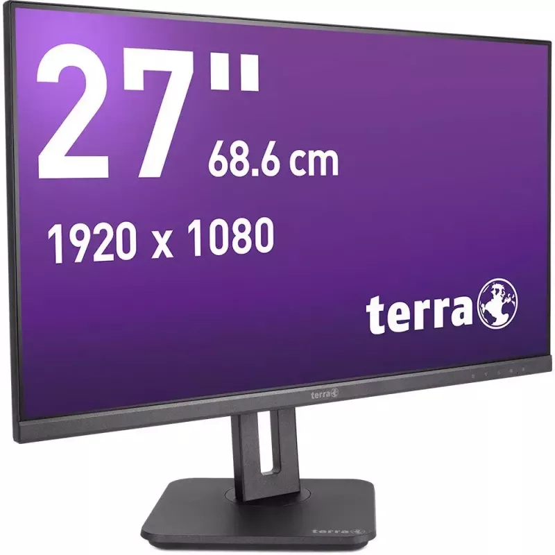 TERRA 3030239 datora monitors 68,6 cm (27 collas) 1920 x 1080 pikseļi Full HD LCD melns