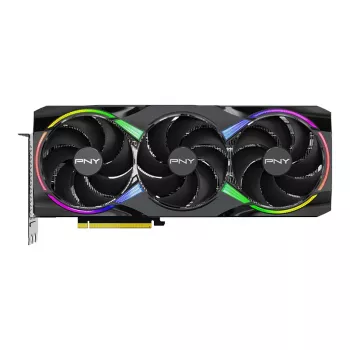 PNY GeForce RTX 5080 16 GB ARGB pārspīlēta, trīs ventilatori - 16 GB GDDR7 - DisplayPort 2.1b / HDMI 2.1b