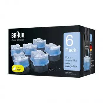 Tīrīšanas kārtridžs Braun CCR6 Blue 6 gab.