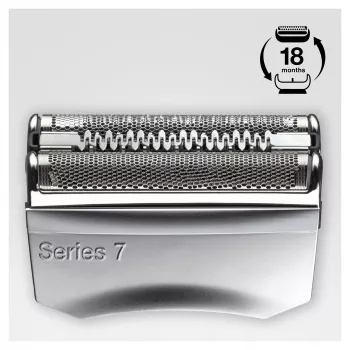 Braun Series 7 70S elektriskā skuvekļa galviņu nomaiņas kasete – sudraba