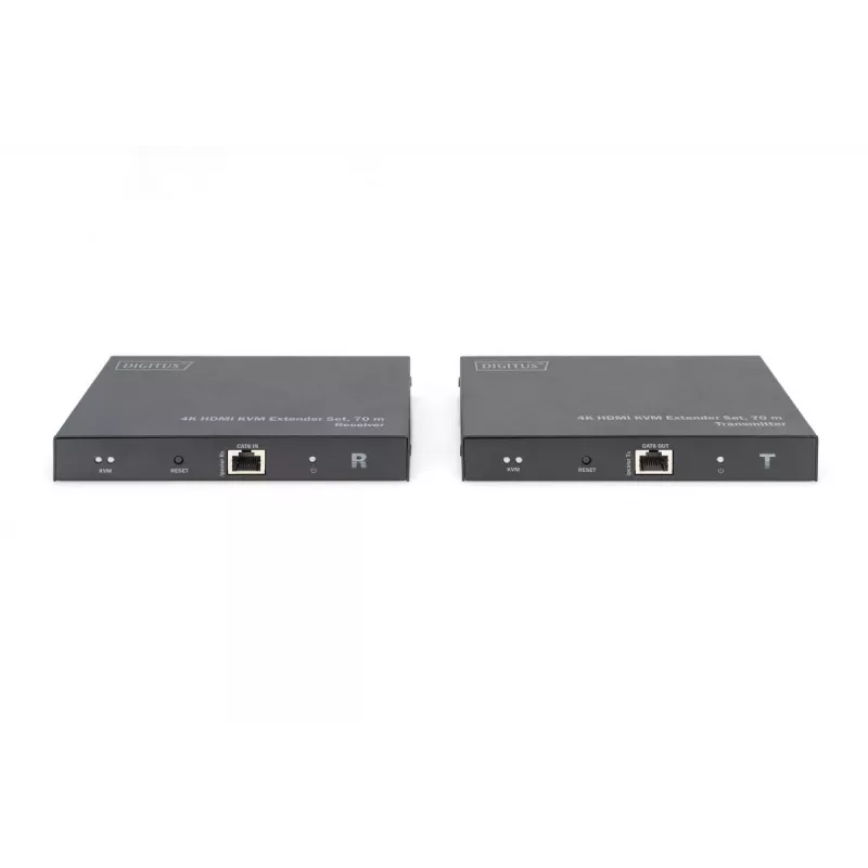 DIGITUS HDMI 2.0 HDMI KVM paplašinātāja komplekts - 70m USB 1.1, pieskāriena paneļa atbalsts