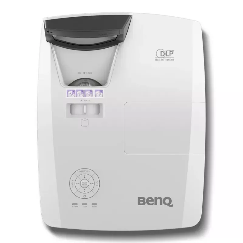 BenQ MH856UST+ ultraīsa fokusa projektors 3500 ANSI lūmenu DLP 1080p (1920x1080) 3D melns, balts