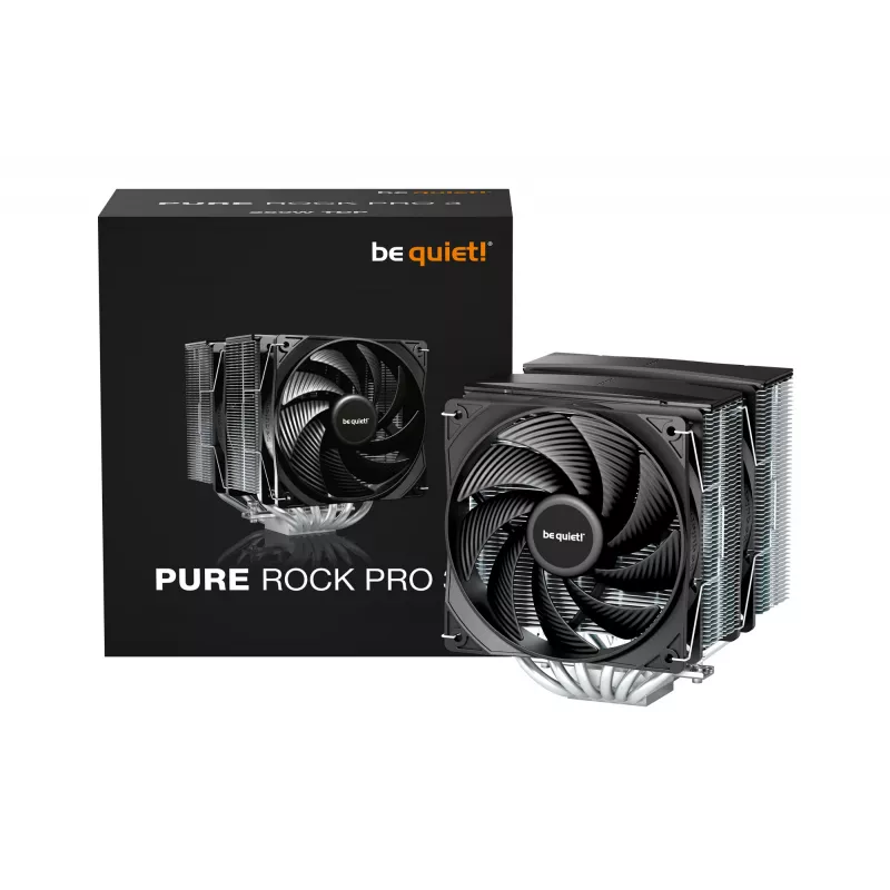 be quiet! Pure Rock Pro 3 Procesora gaisa dzesētājs 12 cm Sudraba 1 gab.