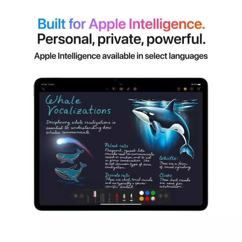 APPLE iPad Air (2025) - M3 - 11in - 7. paaudze - Wi-Fi - 128GB - Starlight