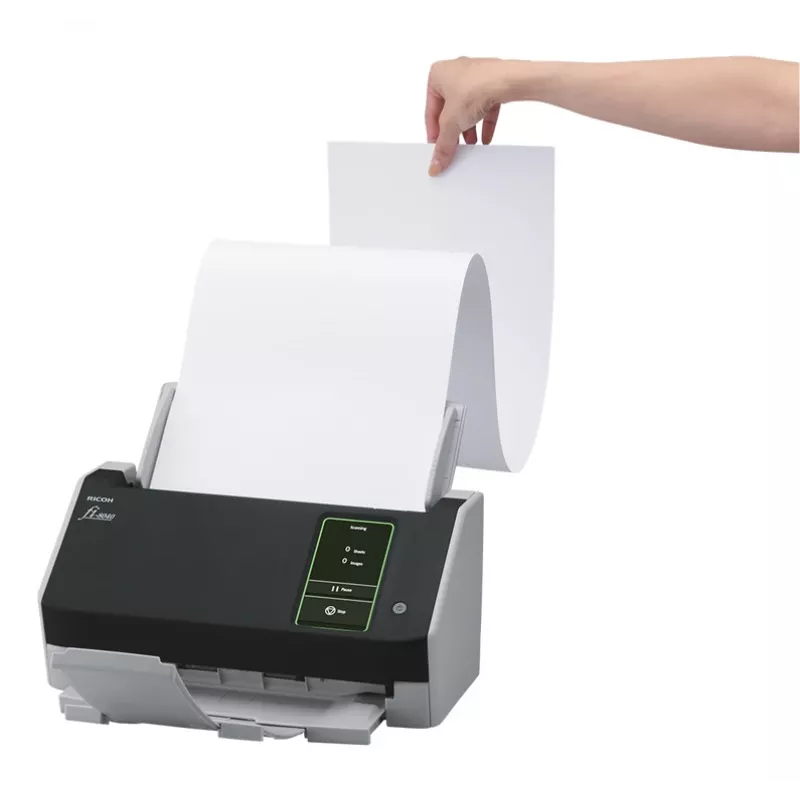 Ricoh fi-8040 ADF + manuālās padeves skeneris 600 x 600 DPI A4 Melns, Pelēks