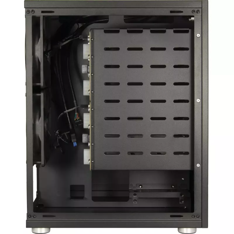 HDD korpusa Inter-Tech NAS-8 2,5/3,5 collu melns