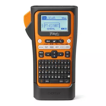 Brother PT-E310BTVP etiķešu printeris, termopārneses druka, 180 x 180 DPI, 20 mm/s, vadu un bezvadu savienojums, HSE/TZe, Bluetooth, QWERTY