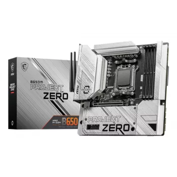 MSI B650M PROJECT ZERO mātesplate AMD B650 Ligzda Socket AM5 micro ATX