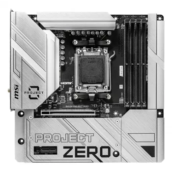 MSI B650M PROJECT ZERO mātesplate AMD B650 Ligzda Socket AM5 micro ATX