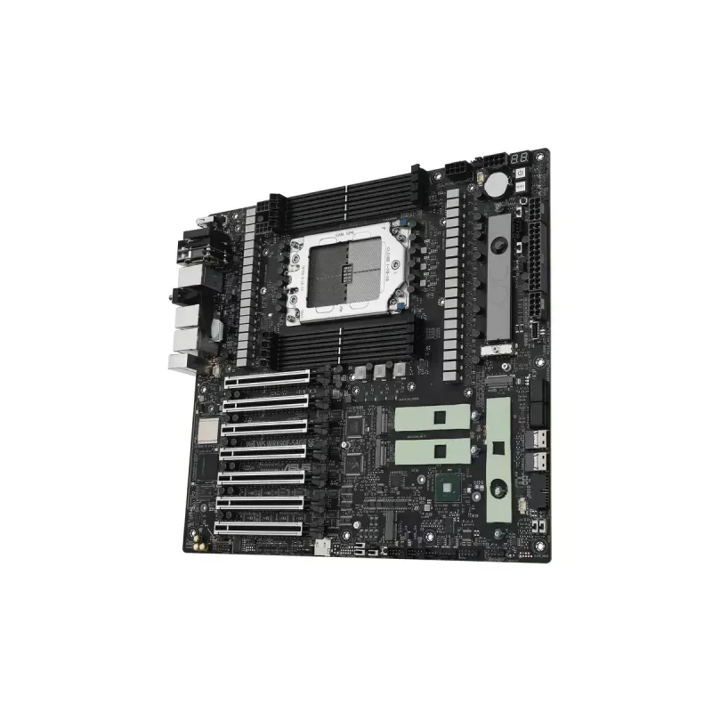 Mātesplate ASUS PRO WS WRX90E-SAGE SE, AMD WRX90 mikroshēmojums, Socket sTR5, EEB, 8x DDR5 DIMM, 7x PCIe x16 GEN5, 4x M.2, 2x USB4 GEN3X2