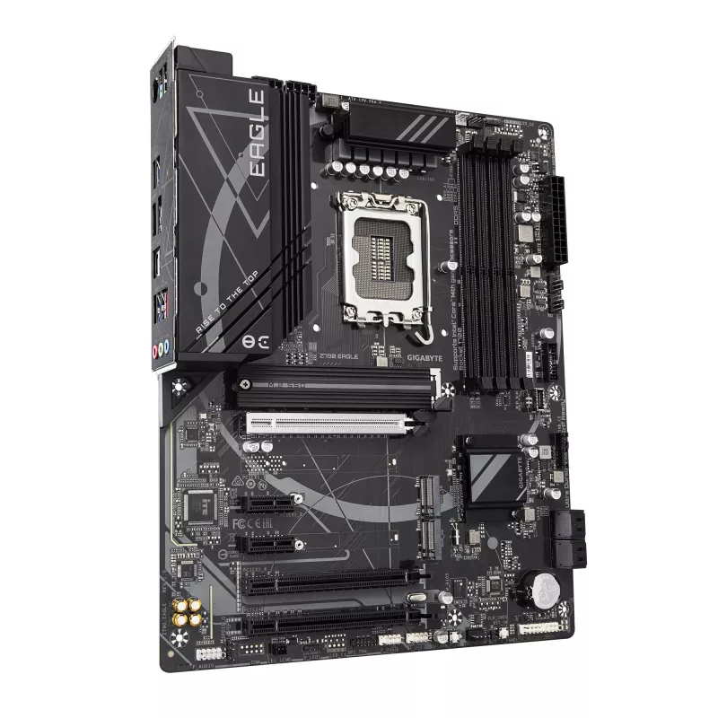 GIGABYTE Z790 EAGLE mātesplate - atbalsta 14. paaudzes Intel Core CPU, 12+1+1 fāžu VRM, līdz 7600MHz DDR5 (OC), 3xPCIe 4.0 M.2, 2,5GbE LAN, USB 3.2 Gen 2