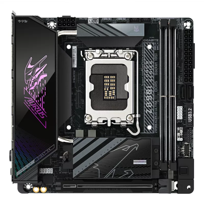 Mātesplate GIGABYTE Z890I AORUS ULTRA, Intel mikroshēmojums, LGA 1851, mini ITX