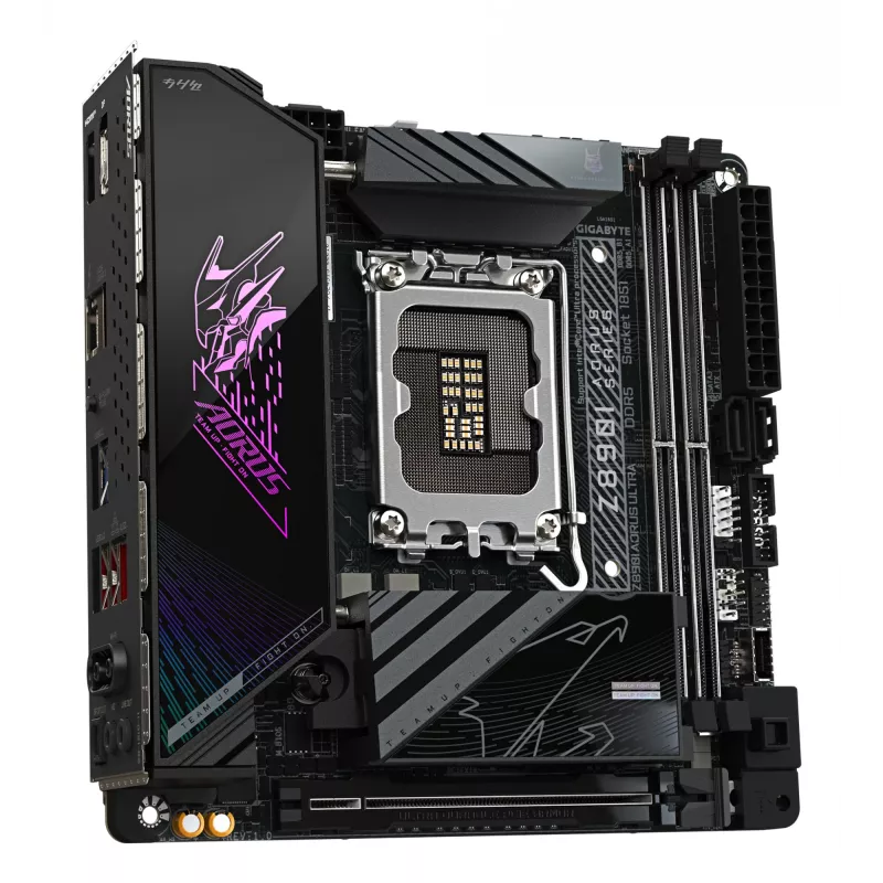 Mātesplate GIGABYTE Z890I AORUS ULTRA, Intel mikroshēmojums, LGA 1851, mini ITX