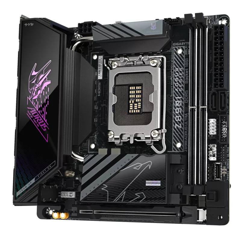 Mātesplate GIGABYTE Z890I AORUS ULTRA, Intel mikroshēmojums, LGA 1851, mini ITX