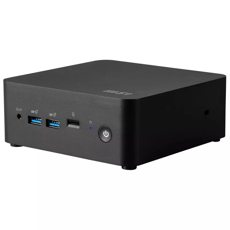 MSI Cubi NUC 1MG-024XDE Intel Core 3 100U 8 GB DDR5-SDRAM 256 GB SSD Mini PC Melns