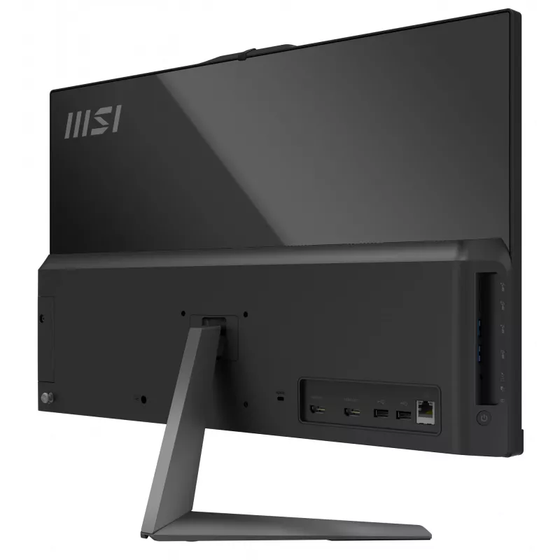 MSI Modern AM242P 1M-1204DE visu vienā dators Intel Core 3 100U, 60,5 cm (23,8 collas) Full HD 1920 x 1080 IPS, 16 GB DDR5, 256 GB SSD, Windows 11 Pro, melns